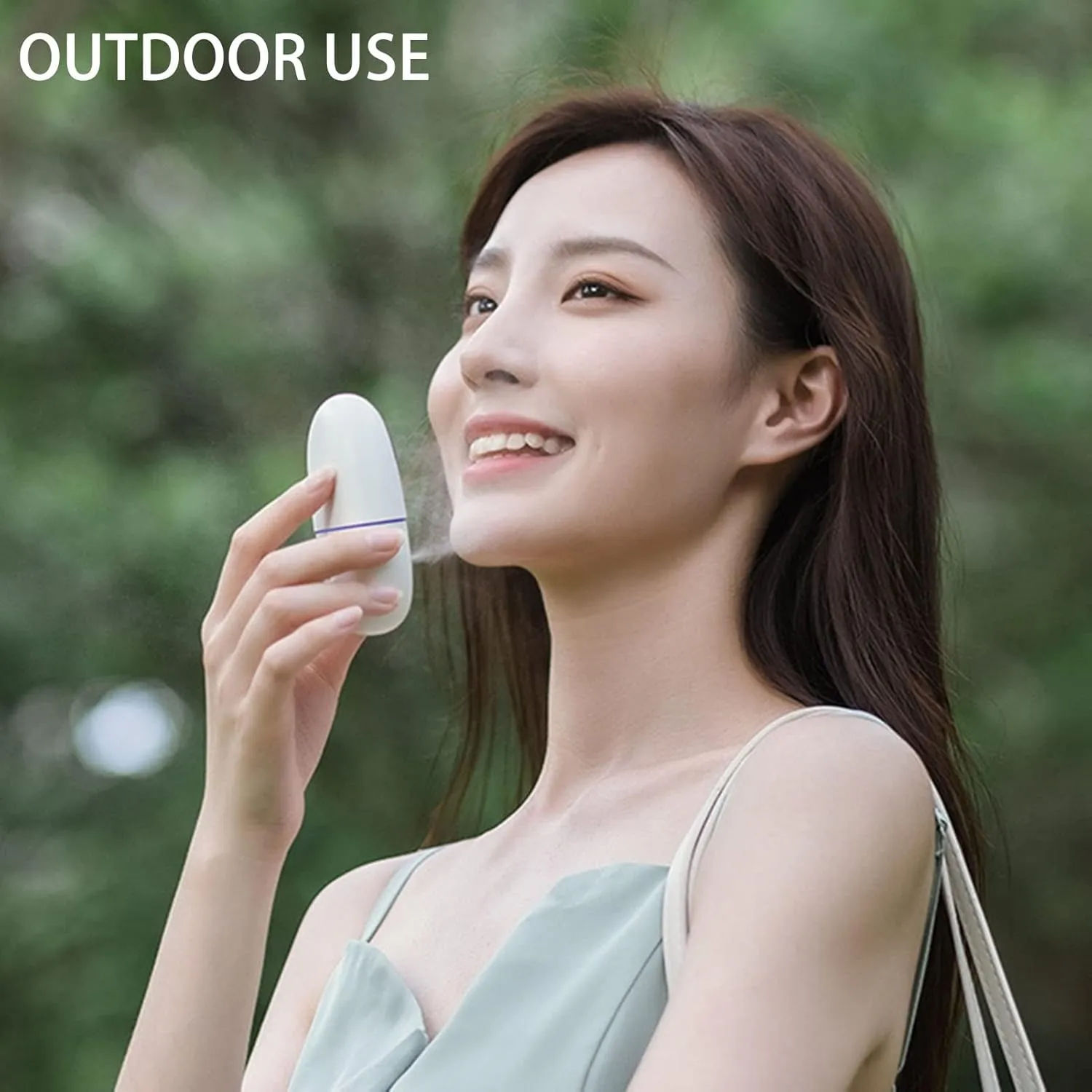 USB Facial Mist Sprayer, Portable Face Steamer, Face Humidifier Skin Care for Keeping Your Face Moisturized in Hot Weather Or in Winter (White)
