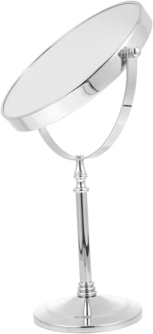 Vanity Mirror Table Mirror for Makeup Rotating Double-Sided Lighted for Women Girls