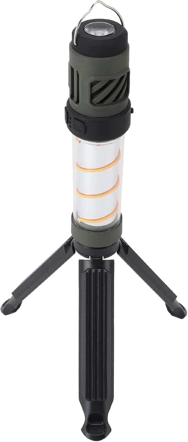 Versatile LED Camping Lantern, Compact USB Rechargeable Battery Powered Portable Emergency Light with Magnetic Stand for Outdoor Hiking and Campers
