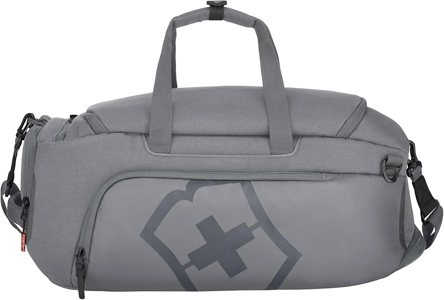 Victorinox Touring 2.0 Travel 2-in-1 Duffel - Modern, Durable Duffel Bag & Backpack for the Gym, Pool, or Trail - Features Shoe Compartment - 38 Liters, Light Gray
