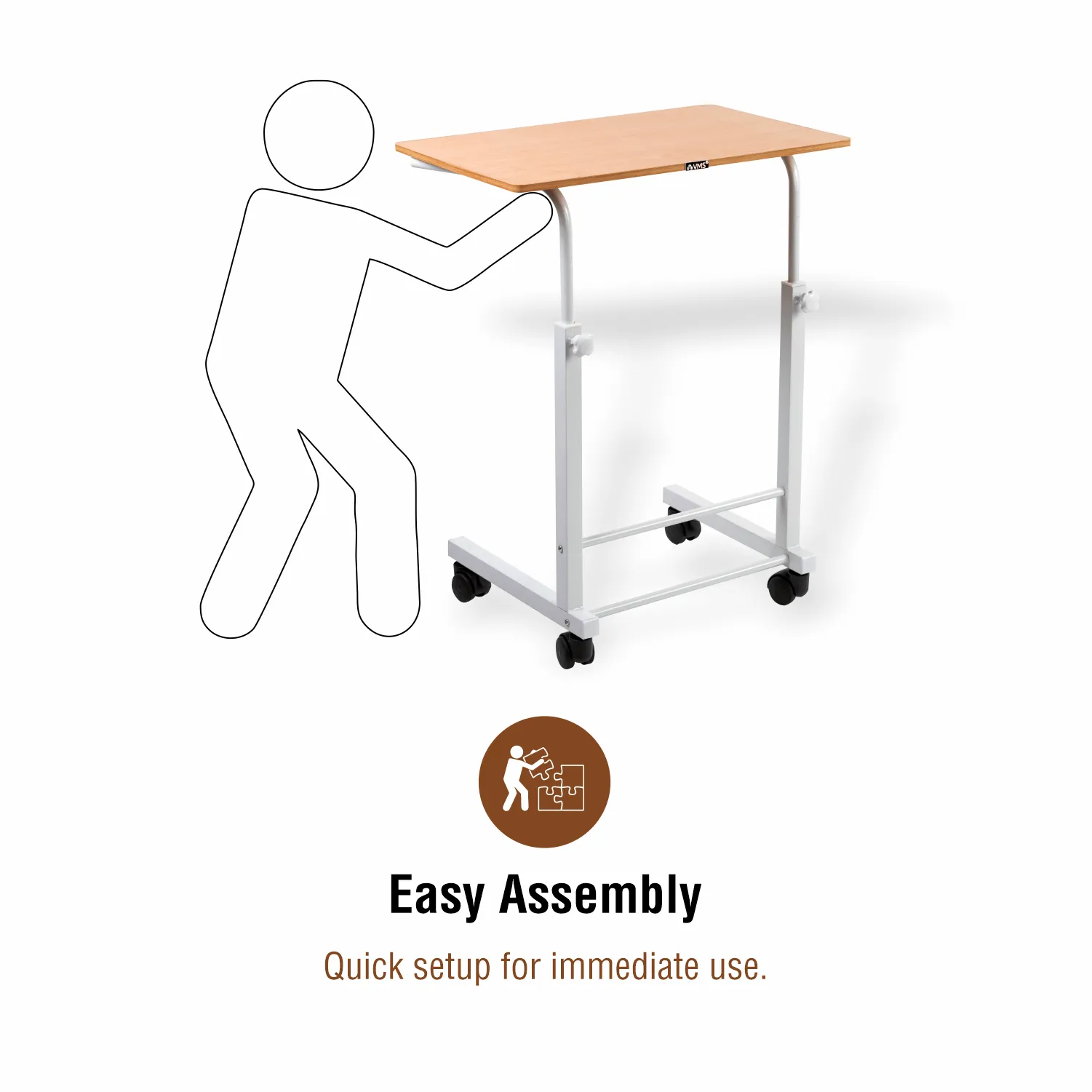 VMS OfficeBuddy Multi-Purpose Table