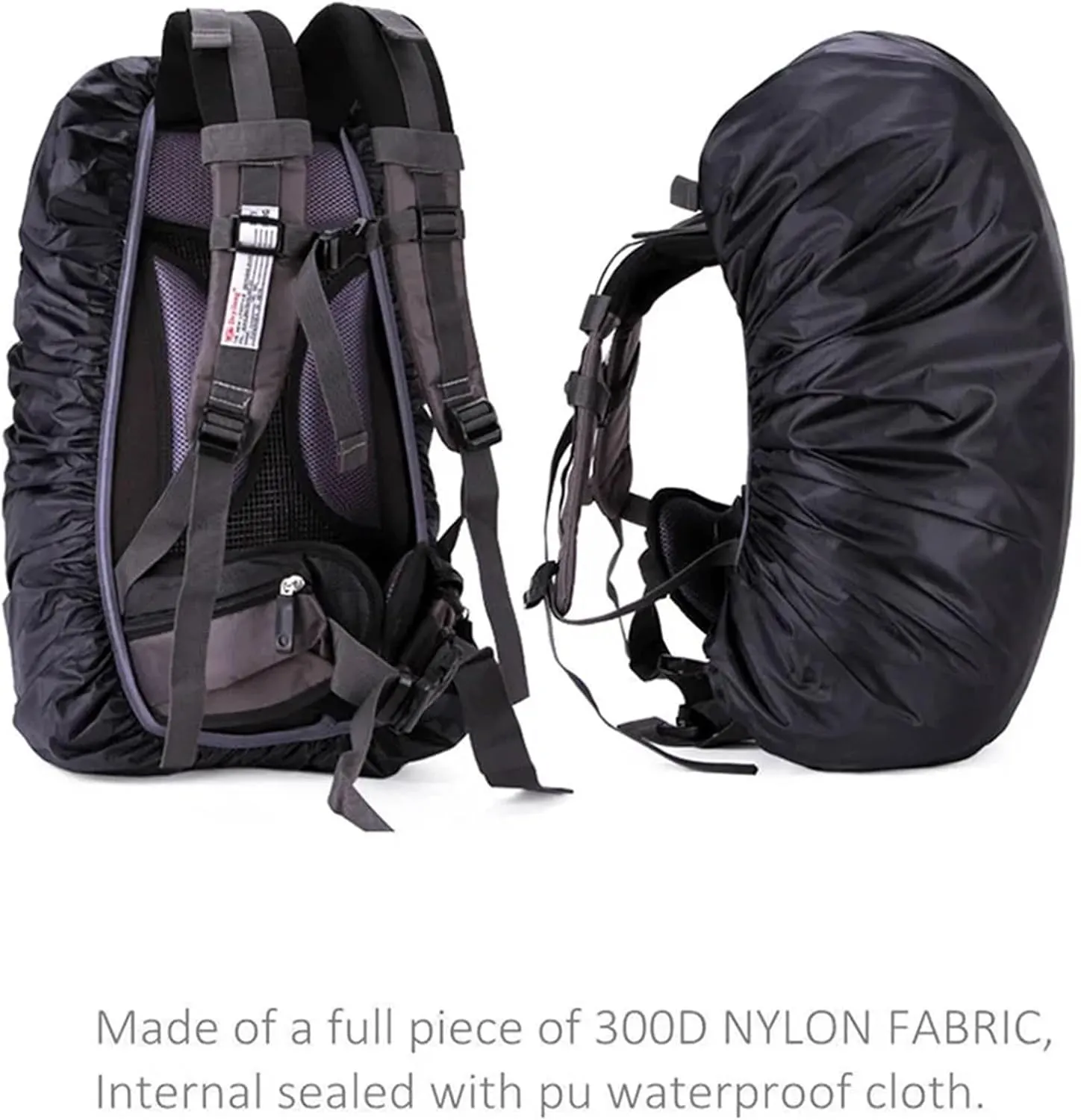 Waterproof Backpack Rain Cover 2pcs Waterproof Backpack Rain Cover Rain Cover Backpack Waterproof Bag Hiking Camping Bags Large Rain Cover for Hiking，Camping(30-40L Green)