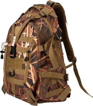 Waterproof Camo Hunting Backpack for Men, Pack Bag With Gear Accessories, Day Pack for Bow, Fishing, Hiking, Outdoor