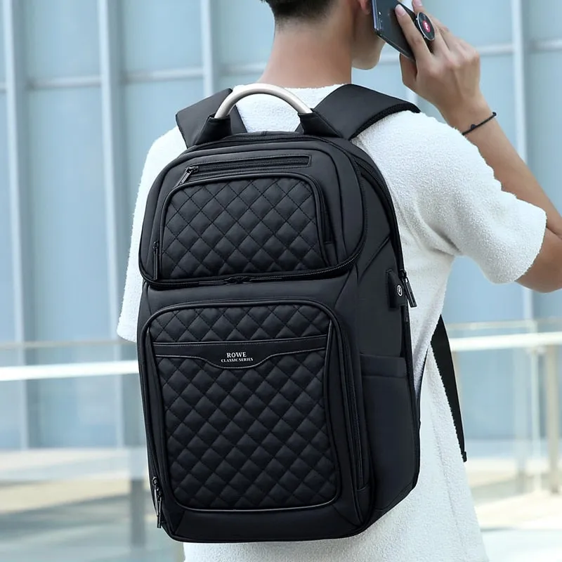 Waterproof High Capacity USB Charging Laptop Backpack