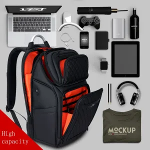 Waterproof High Capacity USB Charging Laptop Backpack