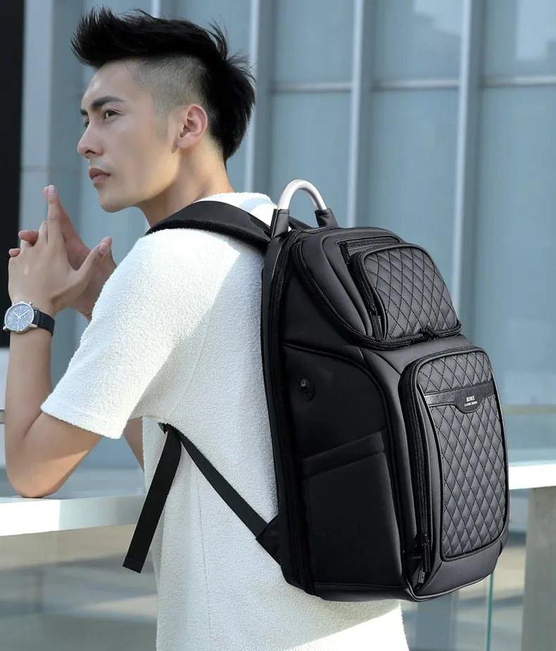Waterproof High Capacity USB Charging Laptop Backpack