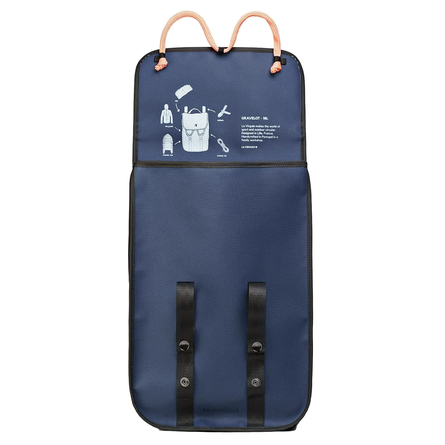 Waterproof Laptop Backpack - Gravelot | LA VIRGULE