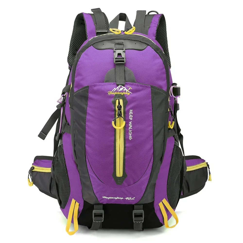 Waterproof travel backpack, 40L Backpack for Camping & Hiking | Unisex Hiking Backpack, Outdoor Gear, Laptop Backpack