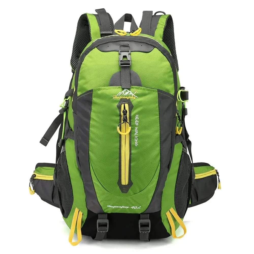 Waterproof travel backpack, 40L Backpack for Camping & Hiking | Unisex Hiking Backpack, Outdoor Gear, Laptop Backpack