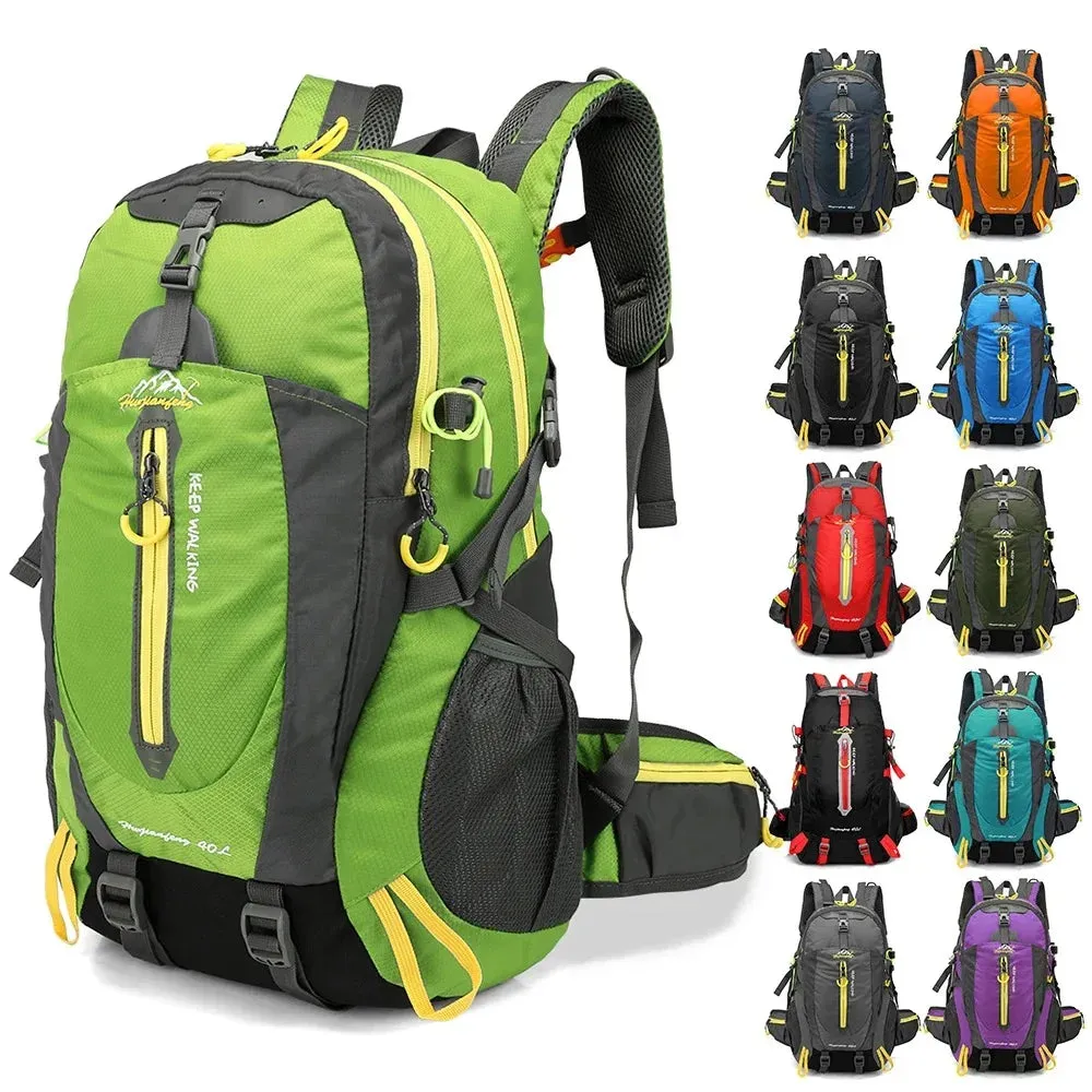 Waterproof travel backpack, 40L Backpack for Camping & Hiking | Unisex Hiking Backpack, Outdoor Gear, Laptop Backpack