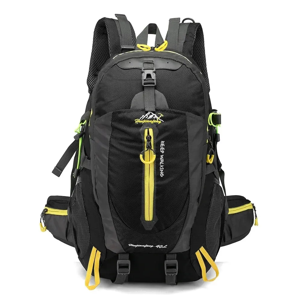 Waterproof travel backpack, 40L Backpack for Camping & Hiking | Unisex Hiking Backpack, Outdoor Gear, Laptop Backpack