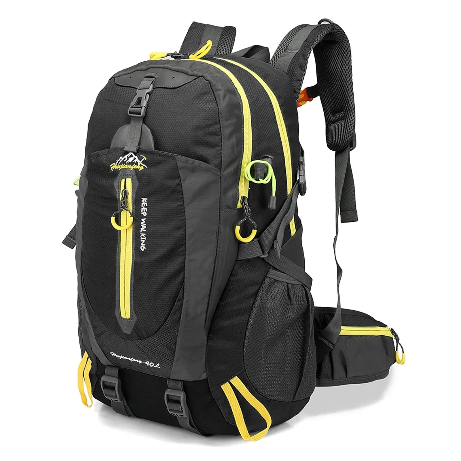 Waterproof travel backpack, 40L Backpack for Camping & Hiking | Unisex Hiking Backpack, Outdoor Gear, Laptop Backpack