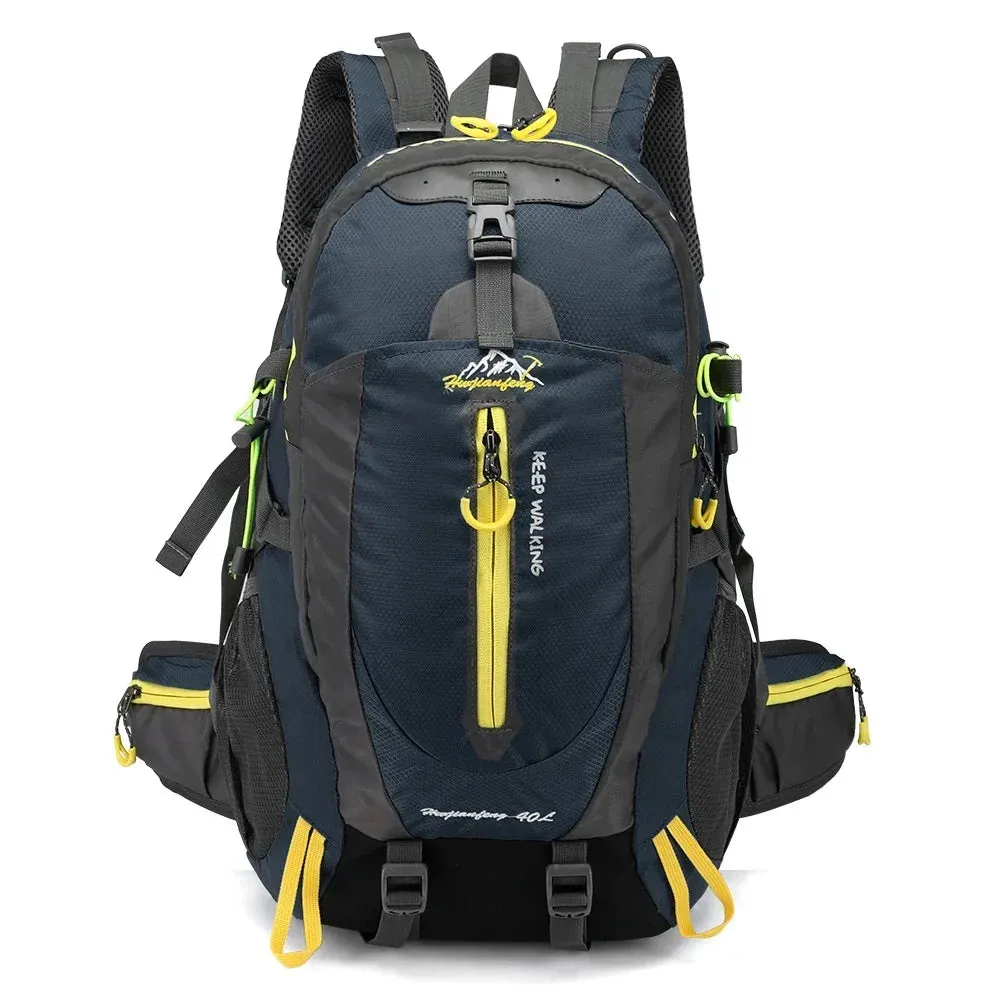 Waterproof travel backpack, 40L Backpack for Camping & Hiking | Unisex Hiking Backpack, Outdoor Gear, Laptop Backpack