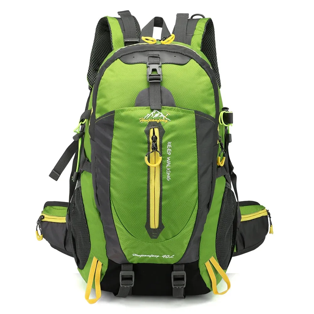 Waterproof travel backpack, 40L Backpack for Camping & Hiking | Unisex Hiking Backpack, Outdoor Gear, Laptop Backpack