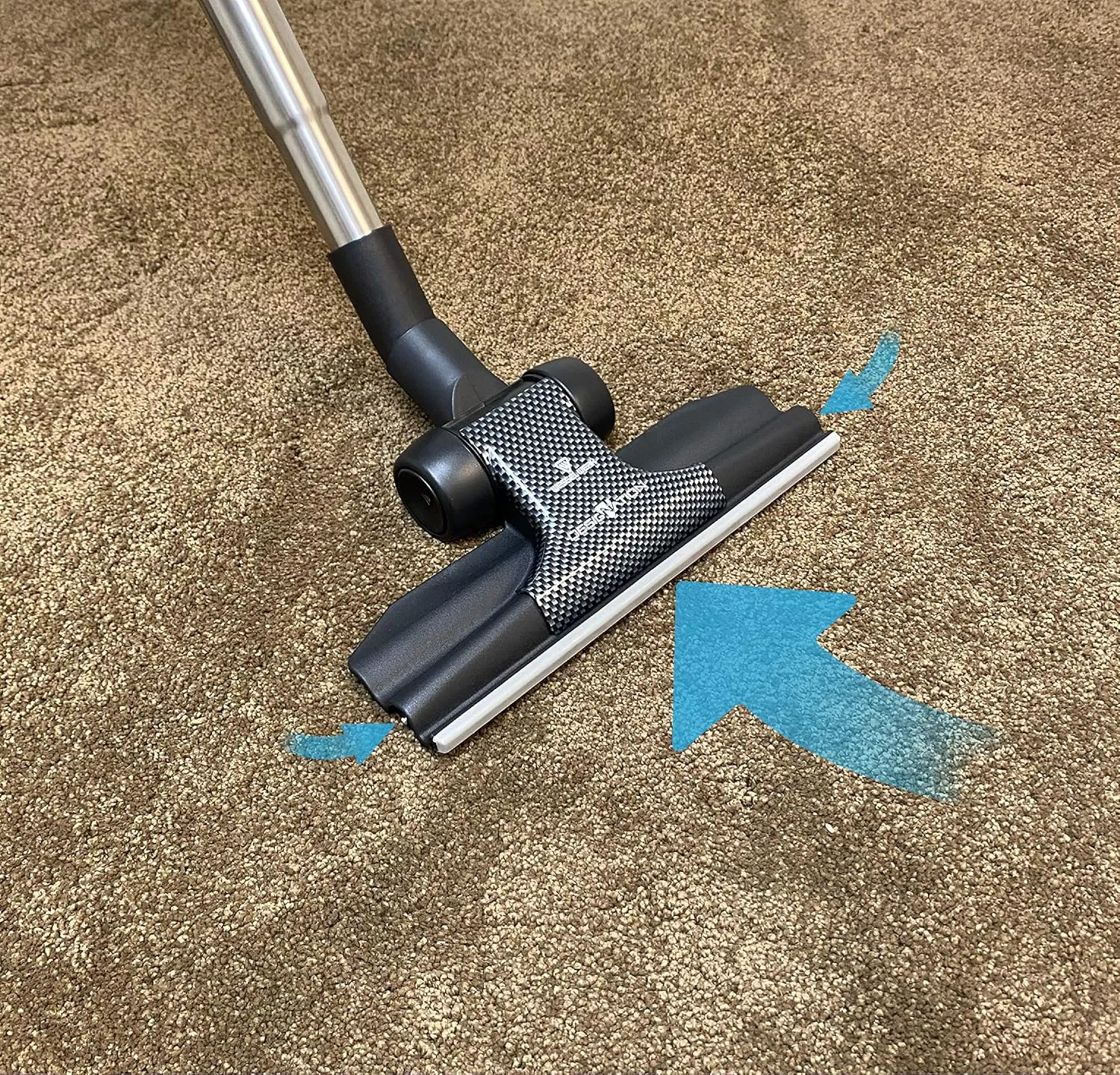 Wessel-Werk RD285 Designation, Ultra-Thin 11 in. Wide Combination Vacuum Floor Attachment for Carpet and Hard Floors, Fits Wet and Dry Vacuum Cleaner