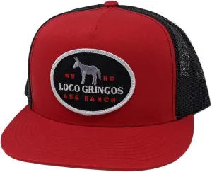 WHISKEY BENT HAT CO. Loco Gringos Adjustable Snapback Trucker Hat