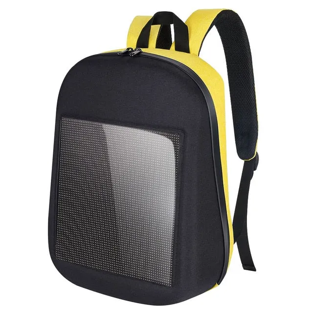WIFI Version Smart LED Dynamic Waterproof Backpack