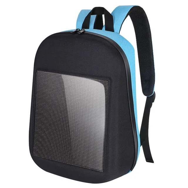 WIFI Version Smart LED Dynamic Waterproof Backpack