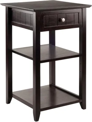 Winsome Burke Printer Stand Table, Coffee