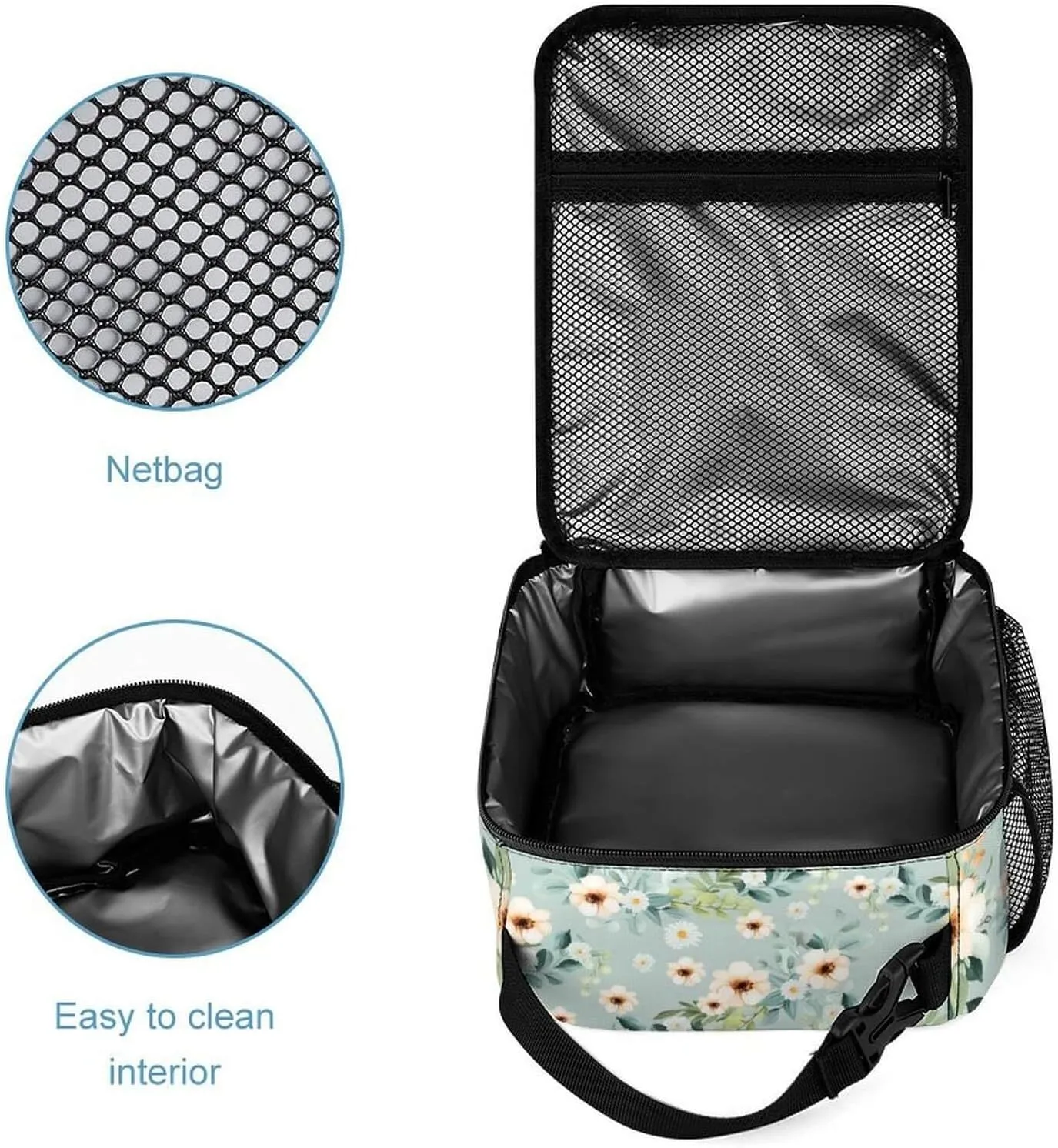 Wolf Backpack with Lunch Box & Pencil Case for Kids Girls Boys School, 16 Inch Cute Wolf Bookbag, School Backpack for Students Children, Lightweight, Large Capacity