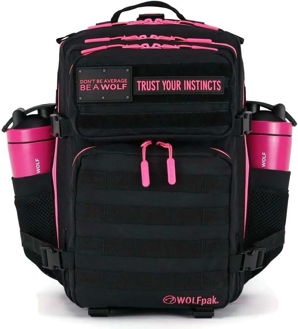 WOLFpak 35L Backpack (Black Neon Pink)