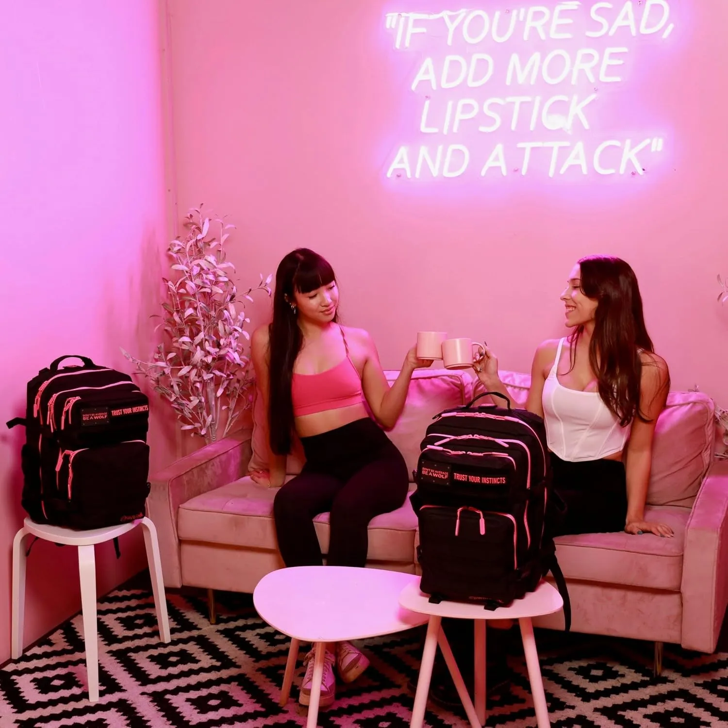 WOLFpak 35L Backpack (Black Neon Pink)