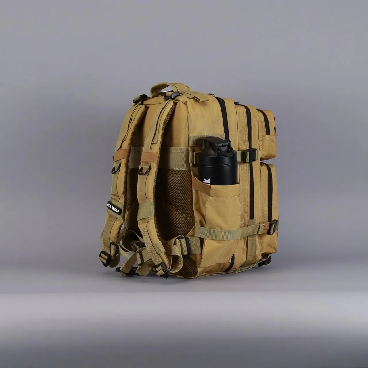 WOLFpak 35L Backpack (Khaki) Medium Gym and Travel Backpack, Military Grade, Multipurpose Utility Bag for Men and Women, Heavy-Duty & Durable