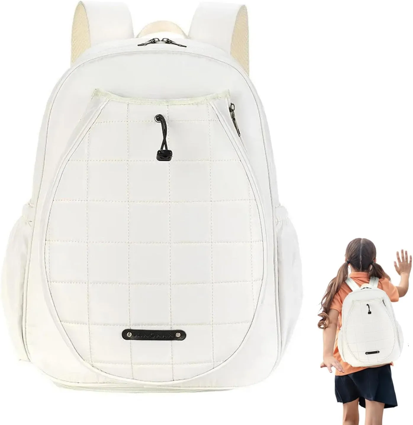 Women's TenniWomen Tennis Backpack - Large Capacity Tennis Racket Cover Case | Badminton Bag With Adjustable Shoulder Strapss