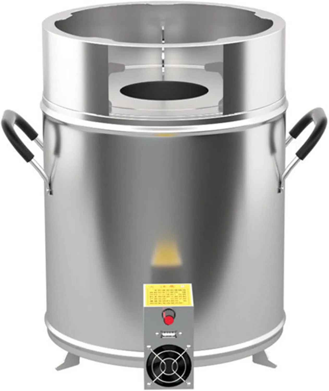 Wood Burning Stove with Pot Stand Stainless Steel and Compact Stove Camping Stove Portable for Backpacking, Camping, and Survival with USB Blower