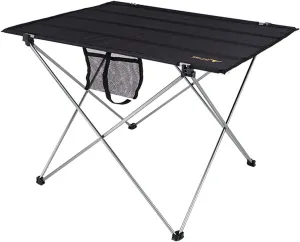 Xicennego Portable Foldable Aluminum Table Outdoor Picnic Table with Storage Bag.for Camping, Fishing, Mountaineering,Lightweight Roll-up Storage(Large)