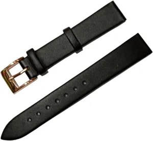 XLCZMYL Plain Weave Leather Watch strap 12 14 16 18 20 22 mm leather Watch band with Gold Pin buckle,9,18mm