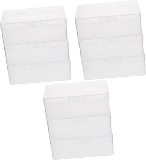 Yardwe 3sets 3pcs Transparent Card Storage Boxes Compact Containers for Game Cards Poker Items Lightweight and Portable Space Saving Design for Organizing 3pcs*3