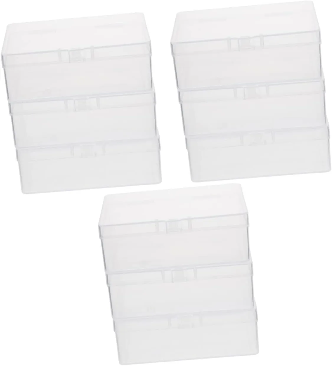 Yardwe 3sets 3pcs Transparent Card Storage Boxes Compact Containers for Game Cards Poker Items Lightweight and Portable Space Saving Design for Organizing 3pcs*3