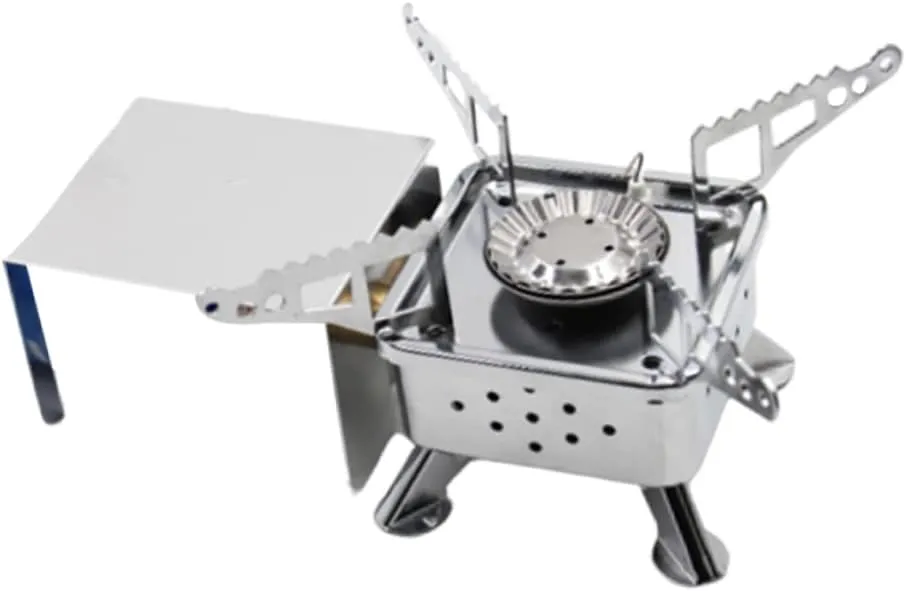 Yardwe Folding Outdoor Gas Cooker Lightweight Mini Camping Stove for Picnic Hiking Mountaineering