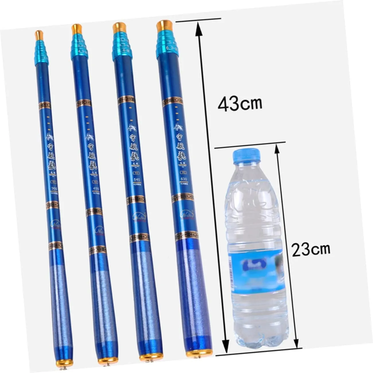 Yardwe Ultra Compact Fishing Rod Short Positioning Fishing Pole Retractable Multi Function with Comfortable