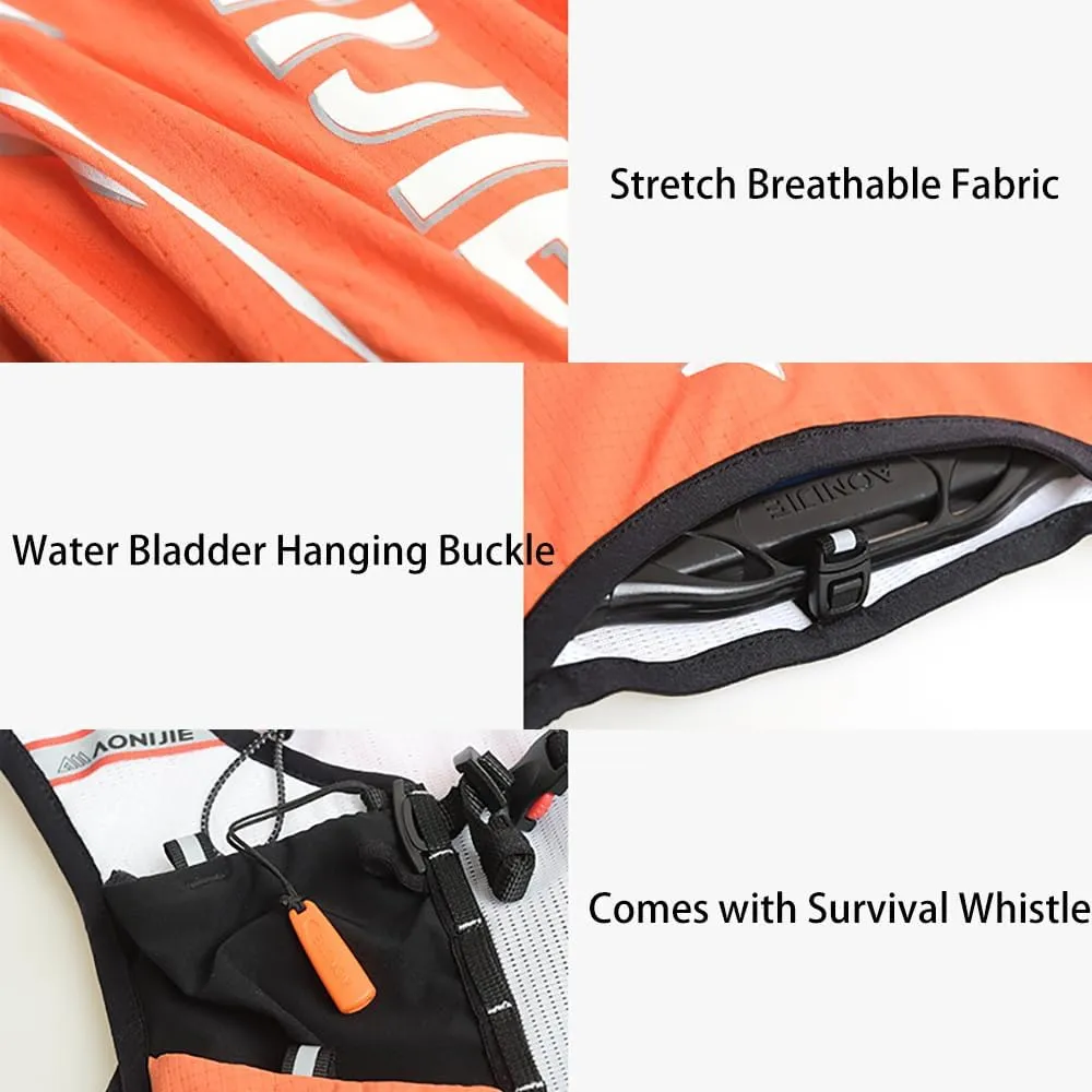 YOUGLE Kids Hydration Backpack 3L Lightweight and Breathable Running Hydration Vest with Whistle for Hiking Cycling