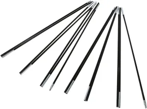 Yunir Camping Tent Pole Kit, 2 Sets 7 Sections Outdoor Camping Fiber Glass Pole DoubleTent Pole Support Frame Kit