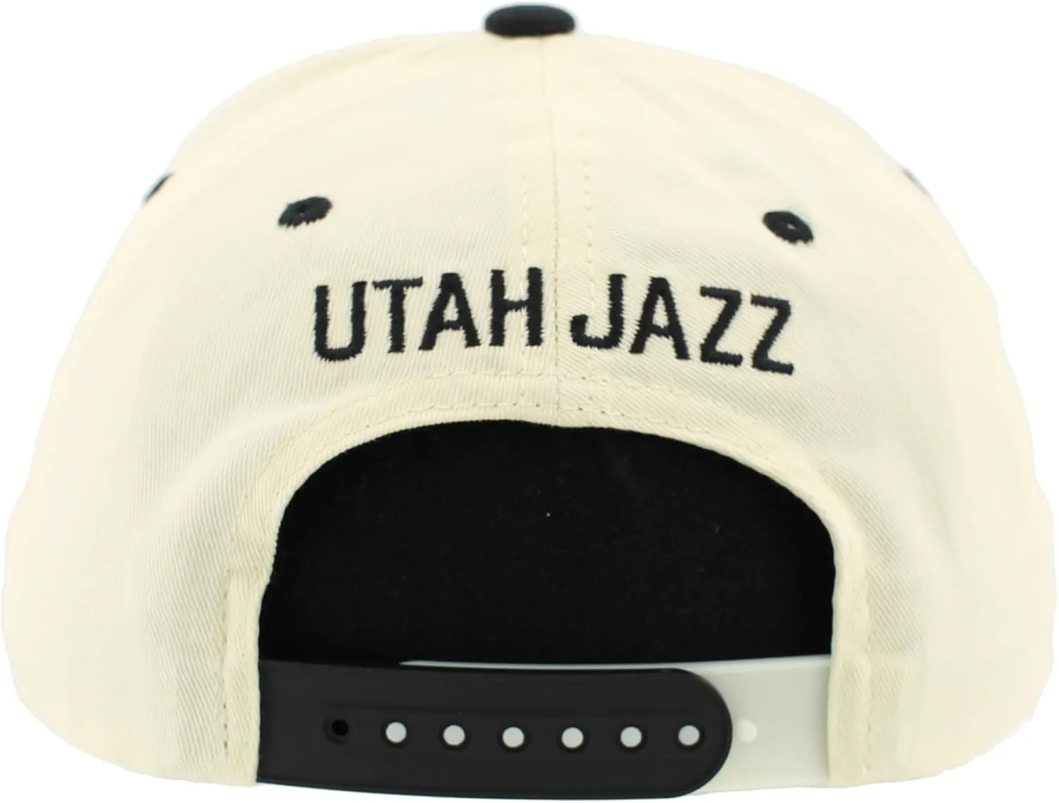 ZHATS NBA Officially Licensed Adjustable Snapback Hat Marquee Ivory