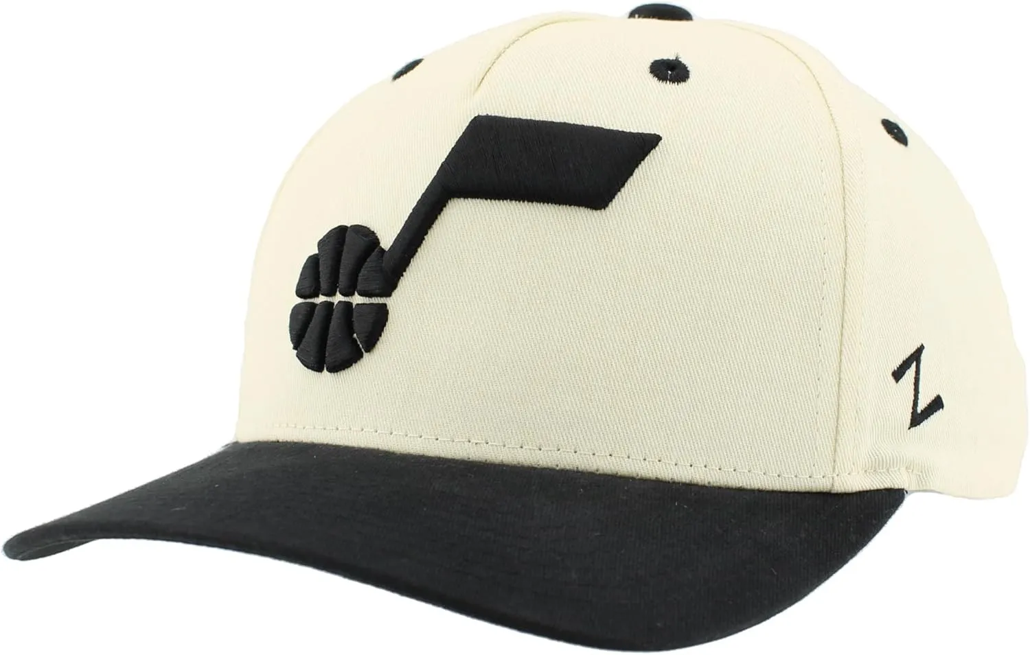 ZHATS NBA Officially Licensed Adjustable Snapback Hat Marquee Ivory