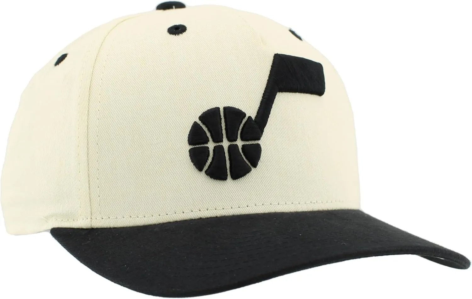 ZHATS NBA Officially Licensed Adjustable Snapback Hat Marquee Ivory