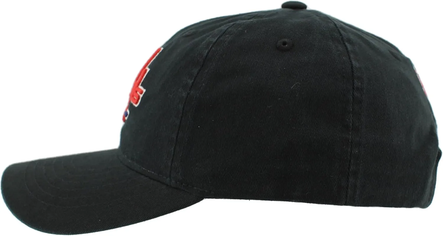 ZHATS NHL Officially Licensed Adjustable Hat Scholarship Icon Black