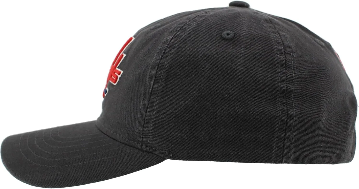 ZHATS NHL Officially Licensed Adjustable Hat Scholarship Icon Charcoal