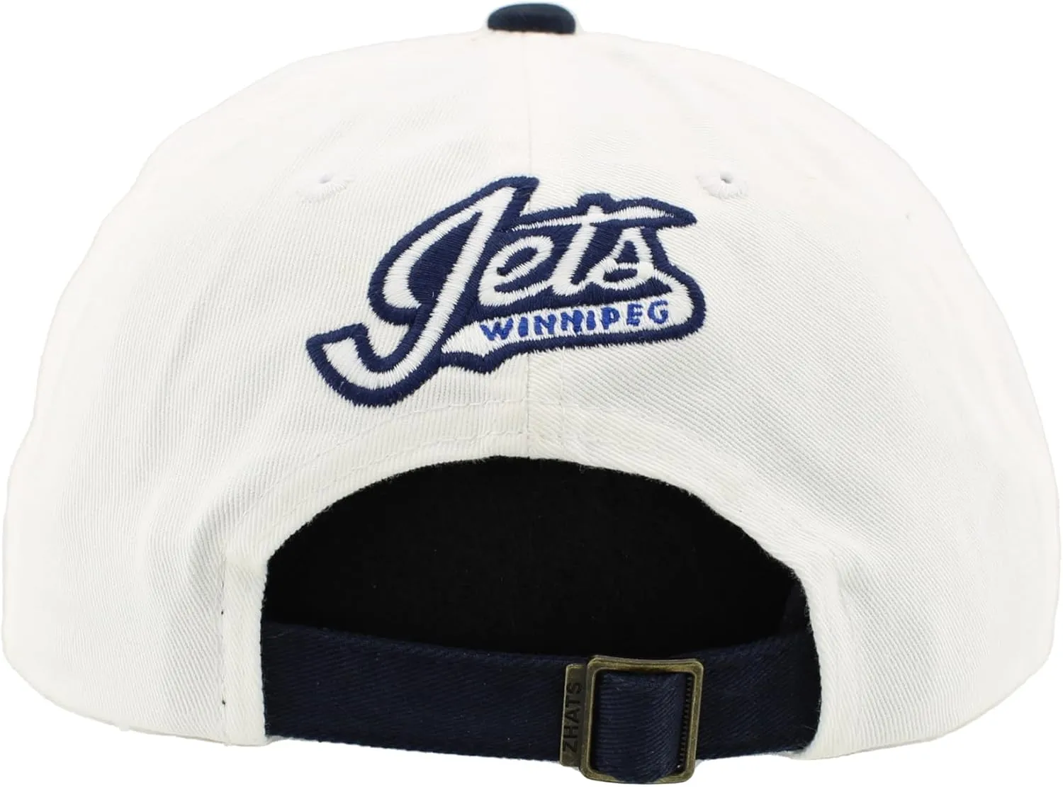 ZHATS NHL Officially Licensed Adjustable Hat Scholarship Icon White