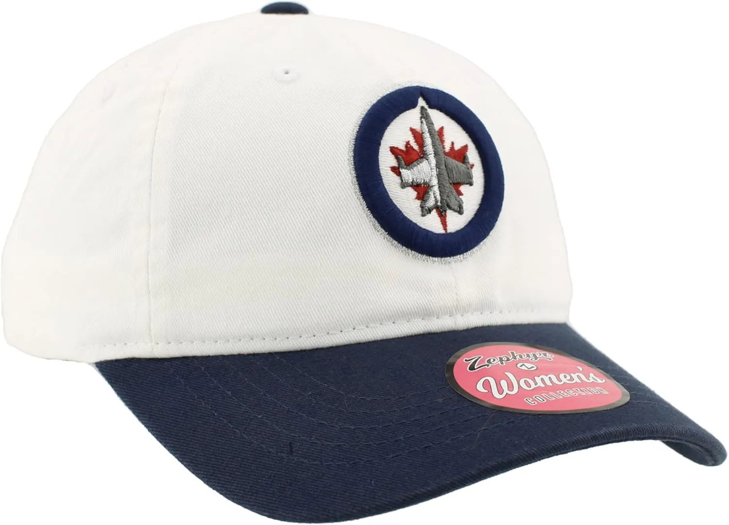 ZHATS Women's NHL Officially Licensed Adjustable Hat Girlfriend Icon White