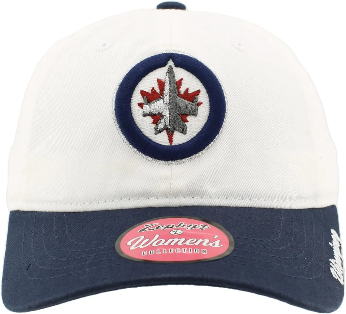 ZHATS Women's NHL Officially Licensed Adjustable Hat Girlfriend Icon White