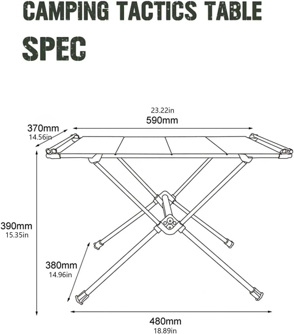 ZJchao Folding Table, Aluminum Alloy Camping Table Camping Table Folding Camping Table with Storage Organizer for Grill, Outdoor Camping, Garden, Patio, Dining, BBQ, Party (ArmyGreen)